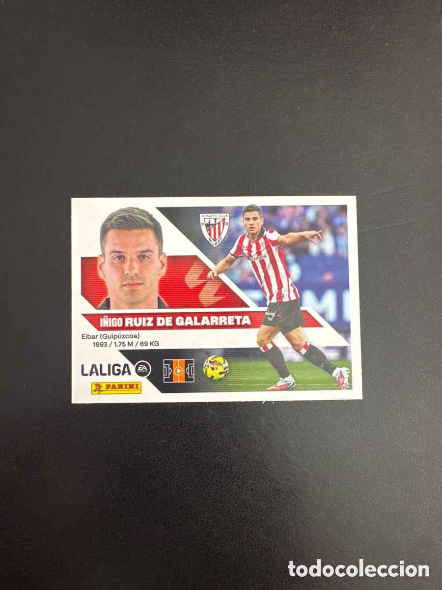 Football Stickers: RUIZ DE GALARRETA ATHLETIC DE BILBAO NUMERO 11 LIGA ESTE 2026 2027