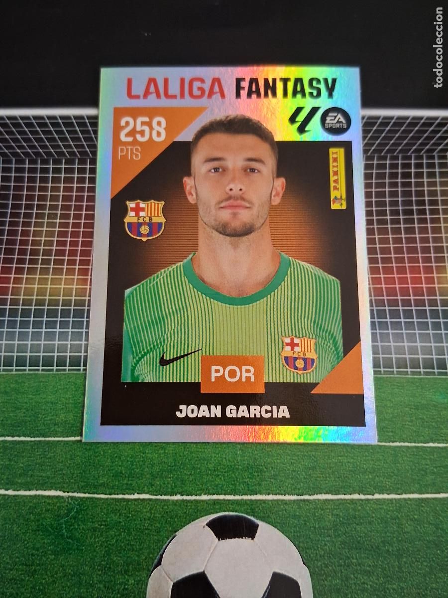 Football Stickers: 2 JOAN GARCIA BARCELONA LALIGA FANTASY LIGA FUTBOL EDICIONES ESTE PANINI 2026 2027 26 27