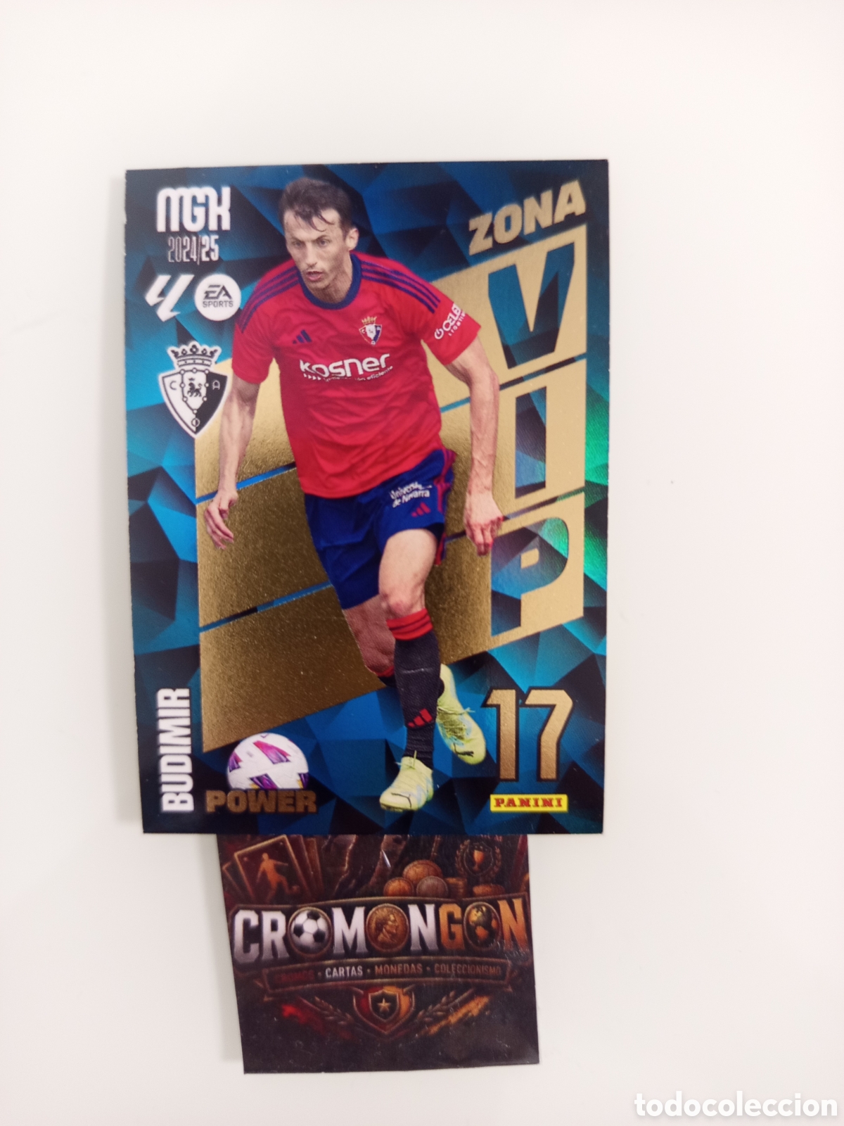 Cromos de Futebol: ❇️ CROMO ⚽ CARD BUDIMIR OSASUNA ZONA VIP POWER LIGA SPORTS 24 25 2024 2025 MEGACRACKS MGKS PANINI ❇️