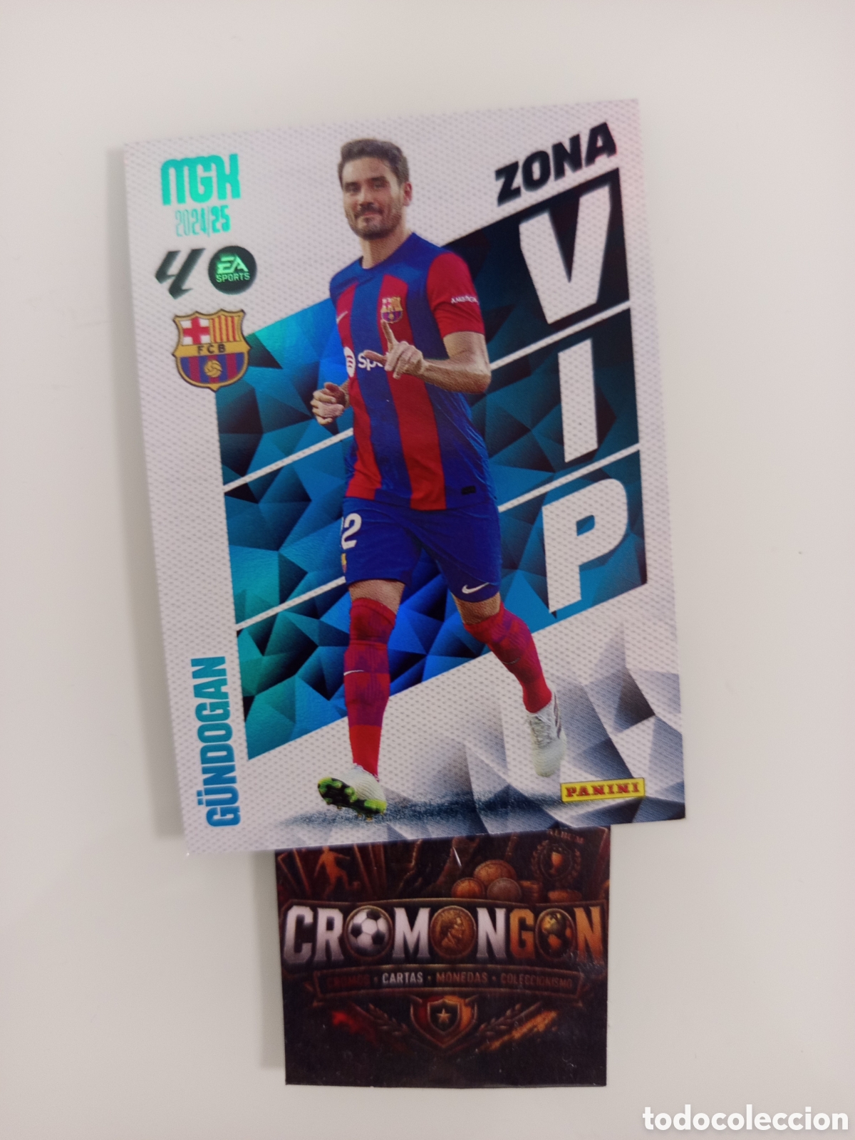 Cromos de Futebol: ❇️ CROMO ⚽ CARD G&Uuml;NDOGAN BARCELONA ZONA VIP LIGA EA SPORTS 24 25 2024 2025 MEGACRACKS MGKS PANINI ❇️