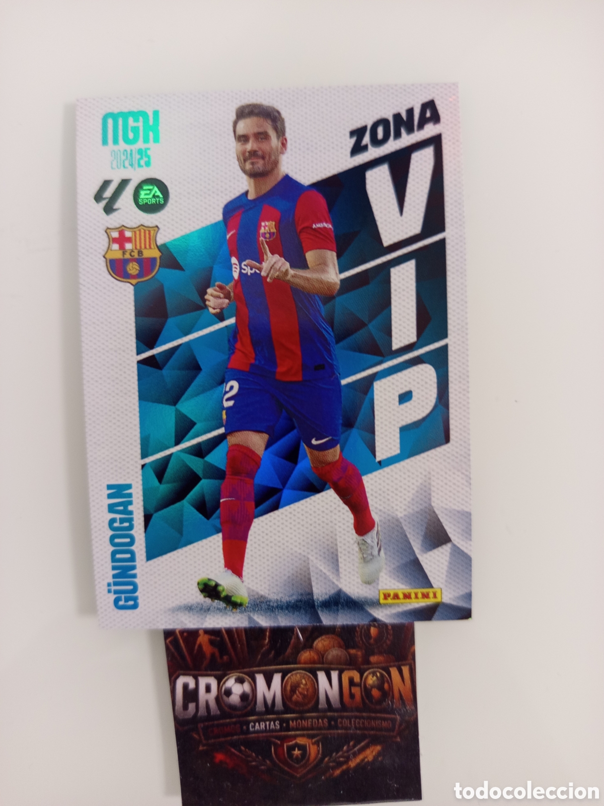 Fu&szlig;ball-Sticker: ❇️ CROMO ⚽ CARD G&Uuml;NDOGAN BARCELONA ZONA VIP LIGA EA SPORTS 24 25 2024 2025 MEGACRACKS MGKS PANINI ❇️