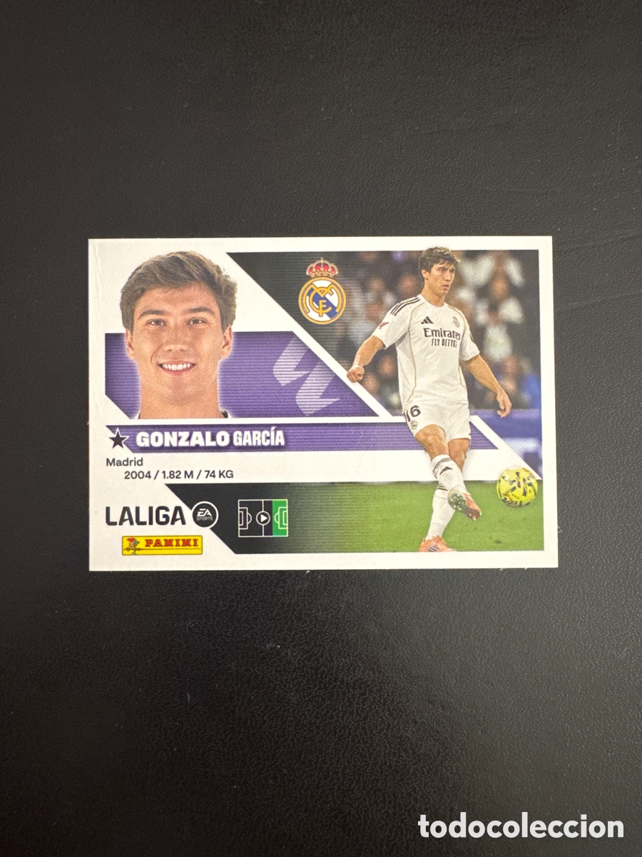 Cromos de Futebol: GONZALO REAL MADRID NUMERO 17 LIGA ESTE 2026 2027