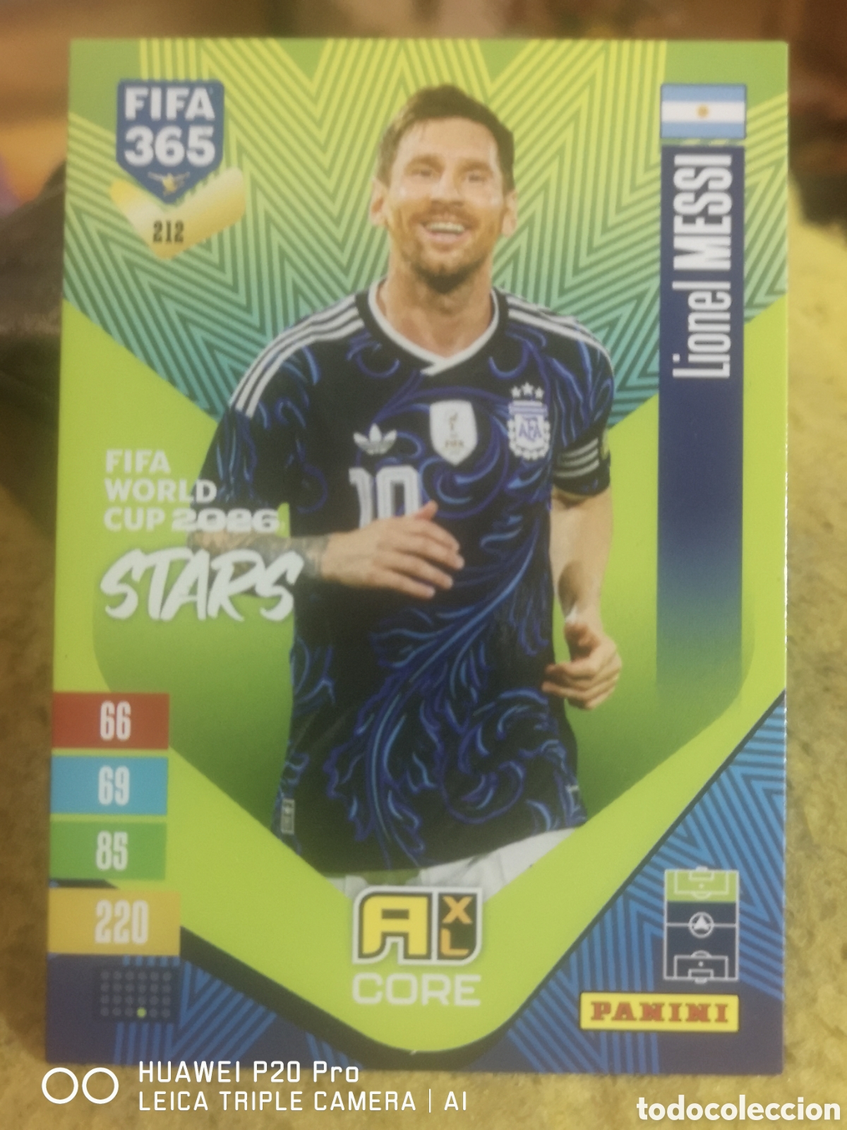 Cartes &agrave; collectionner de Football: ADRENALYN FIFA 365 2027 MESSI CORE 212 FIFA WORLD CUP 2026 STARS - ARGENTINA