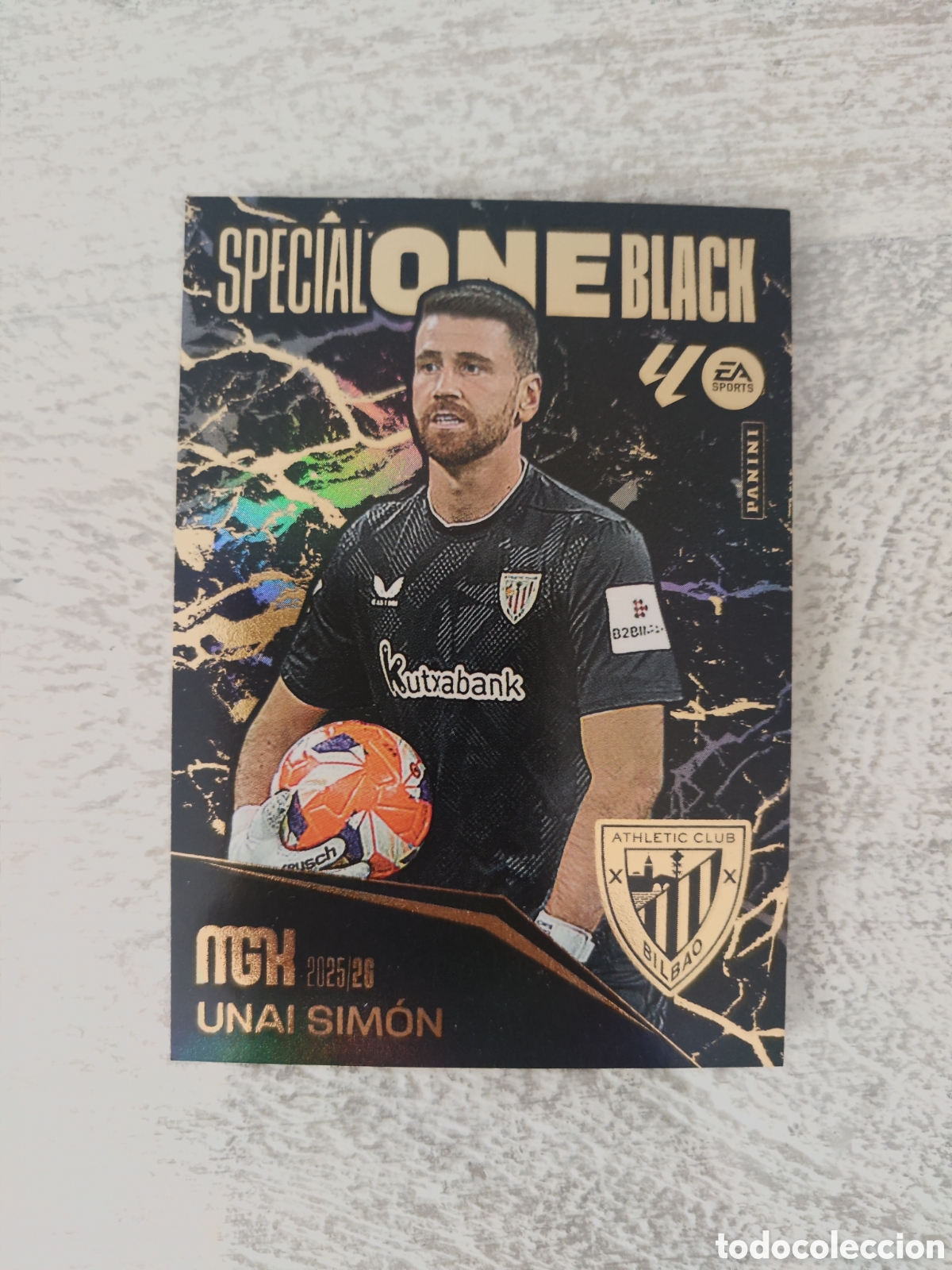 Figurine di Calcio: Megacracks 25 26 Special One Black Athletic Bilbao Unai Simon