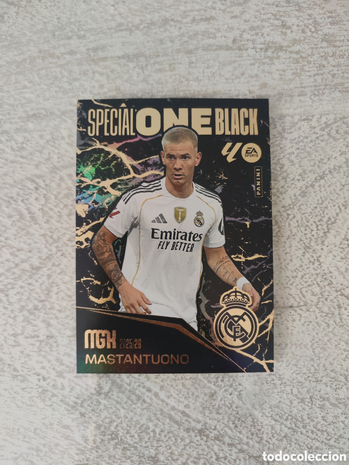 Figurine di Calcio: Megacracks 25 26 Special One Black Real Madrid Mastantuono