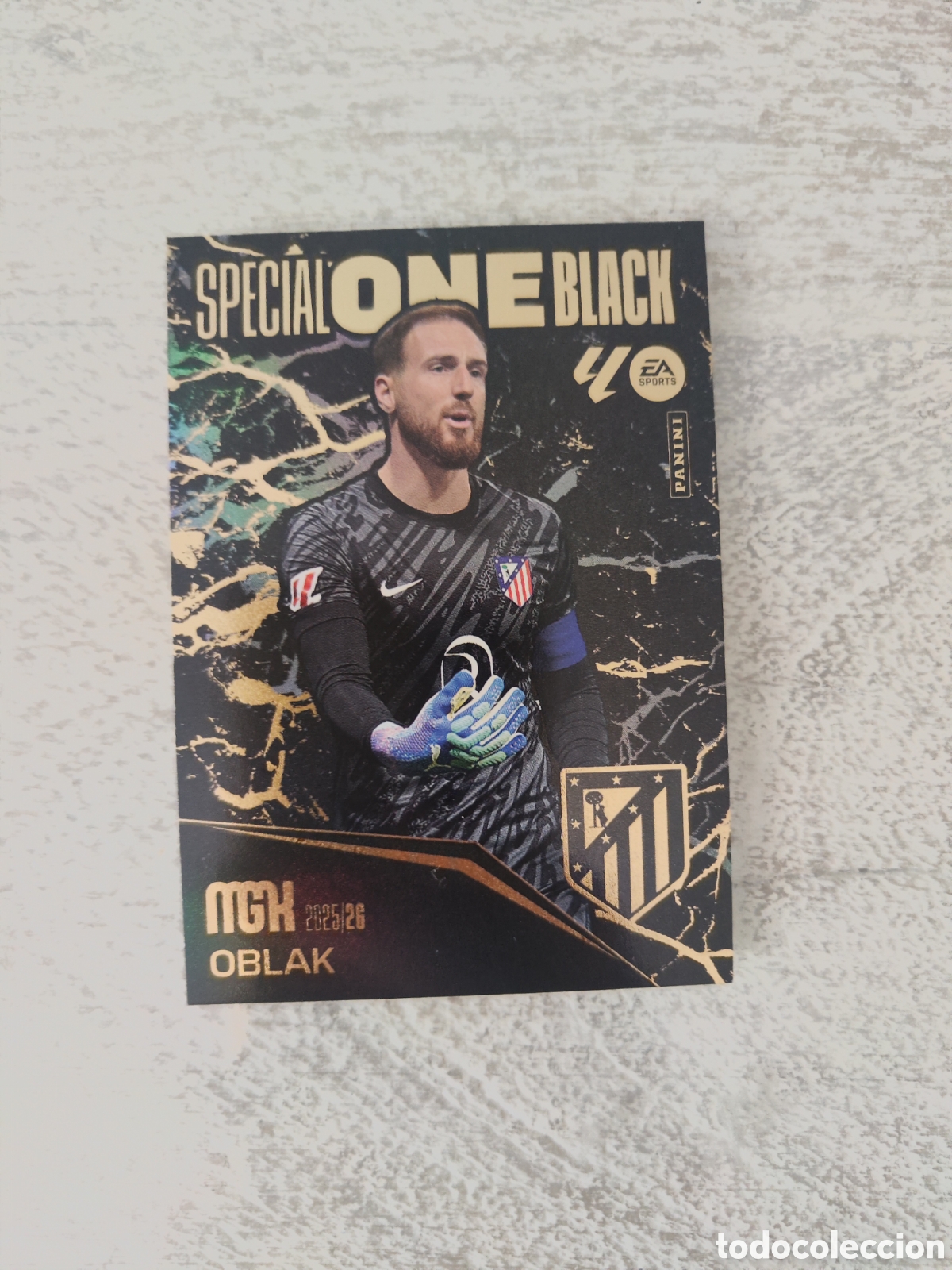 Figurine di Calcio: Megacracks 25 26 Special One Black Atl&eacute;tico Madrid Oblak