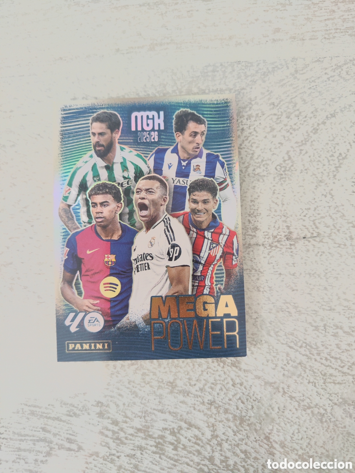 Figurine di Calcio: Megacracks 25 26 441 Mega Power Isco Oyarzabal Lamine Yamal Mbappe Juli&aacute;n &Aacute;lvarez