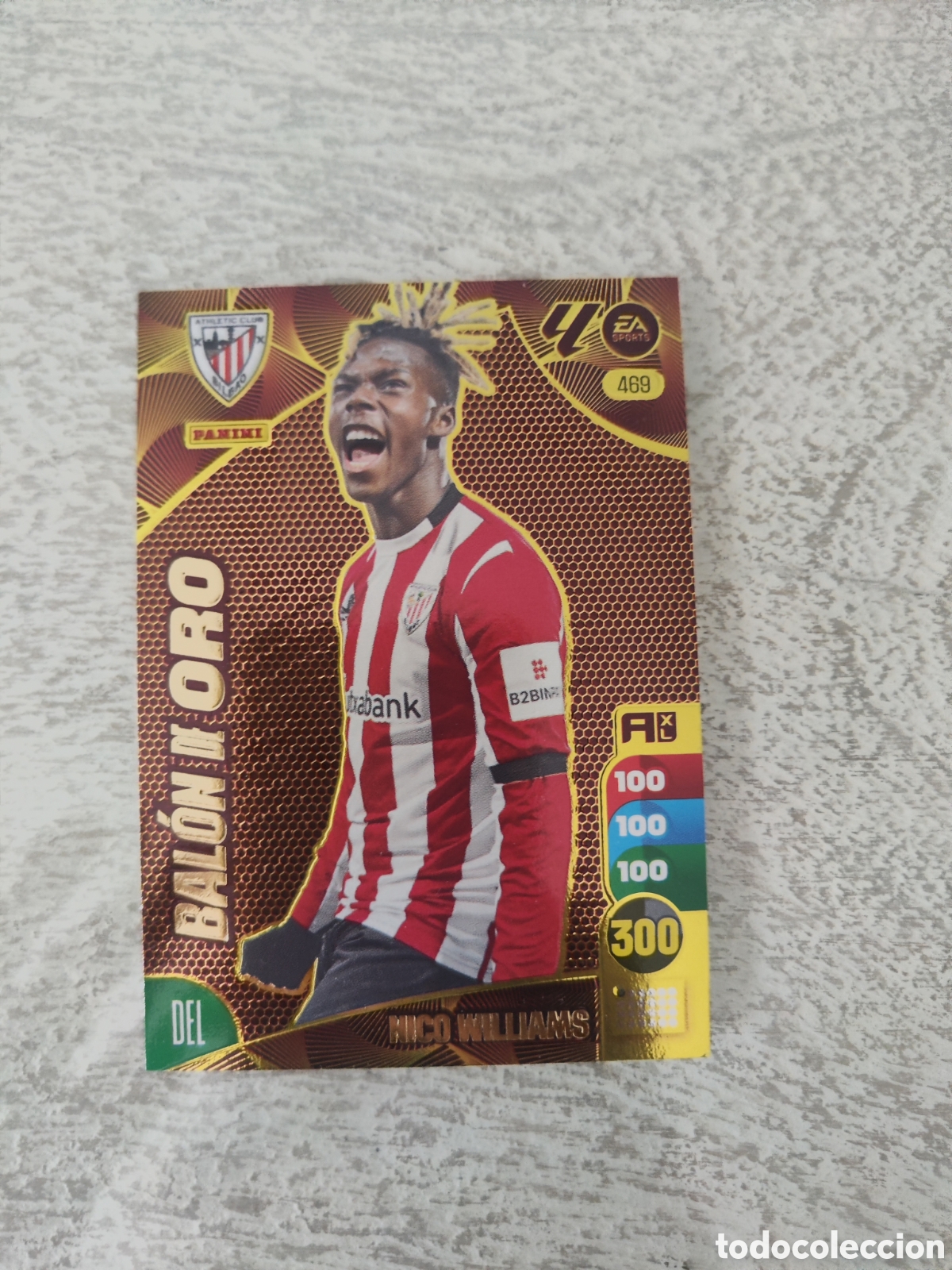 Figurine di Calcio: Adrenalyn 24 25 469 Bal&oacute;n de Oro Athletic Bilbao Nico Williams