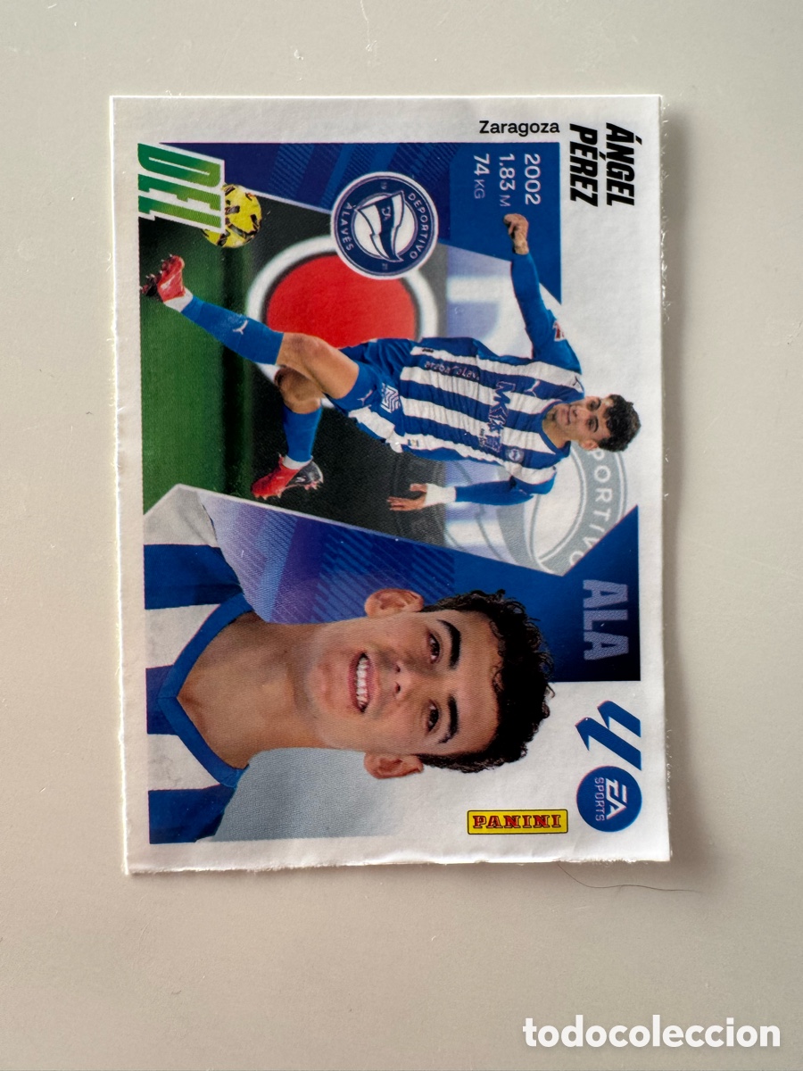 Cromos de Futebol: PANINI LIGA ESTE 2025-2026 25 26 &ndash; N&ordm; 1 &ndash; angel perez Alaves Actualizaci&oacute;n