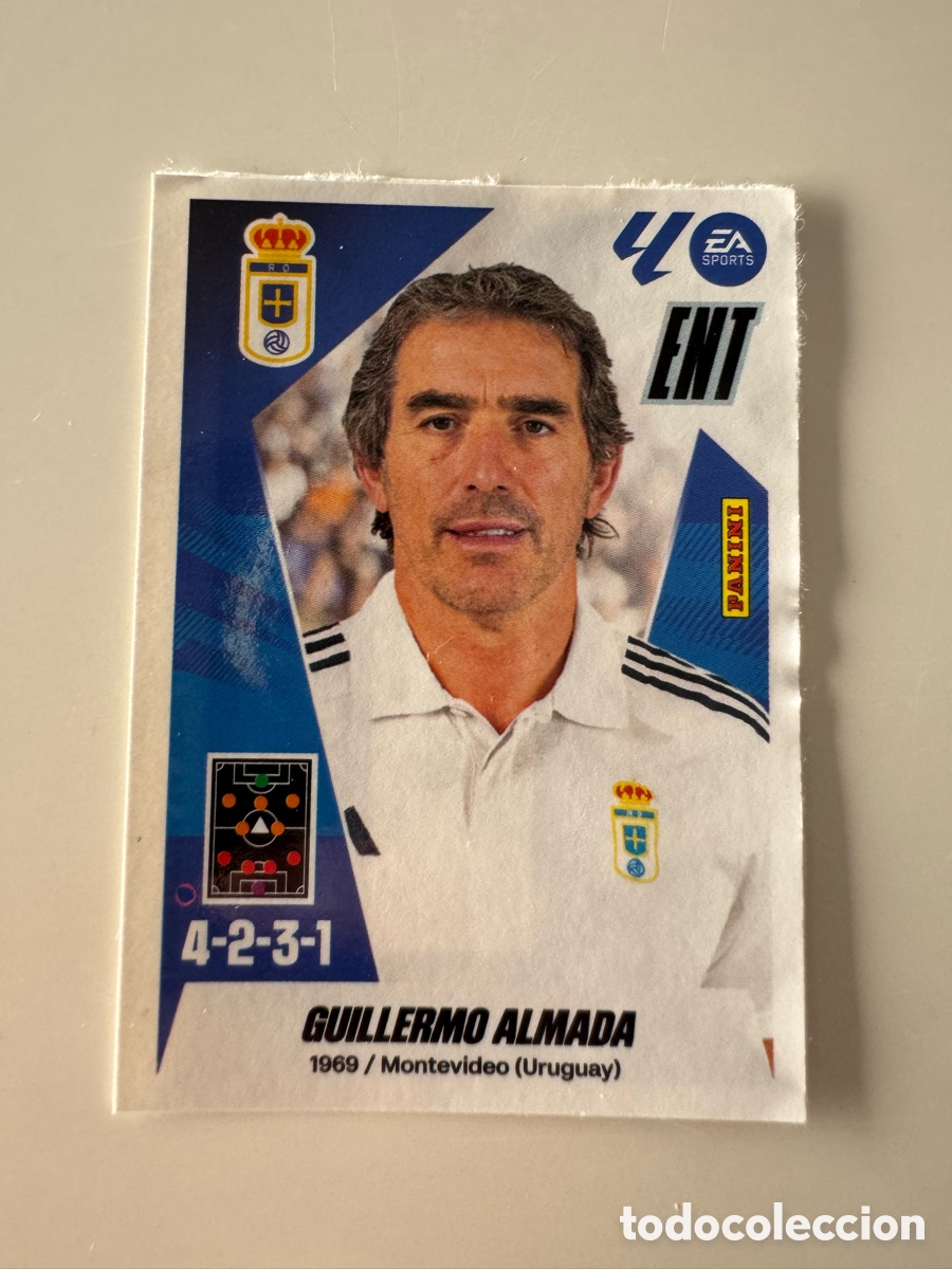 Cromos de Futebol: PANINI LIGA ESTE 2025-2026 25 26 &ndash; N&ordm; 41 &ndash; guillermo almada Real Oviedo Actualizaci&oacute;n