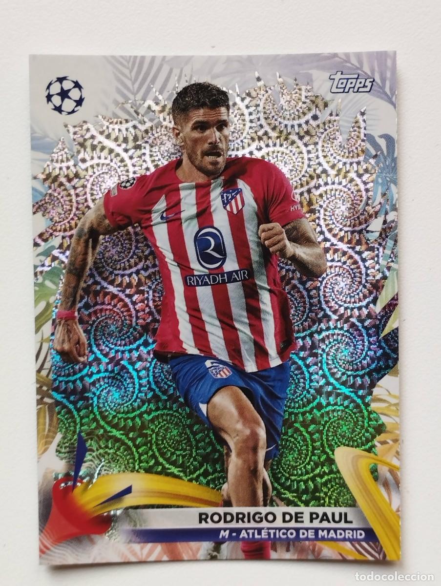 Cromos de Futebol: CROMO CARD TOPPS CARNAVAL CHAMPIONS LEAGUE 2023 2024 23 24 RODRIGO DE PAUL 20 ATLETICO DE MADRID