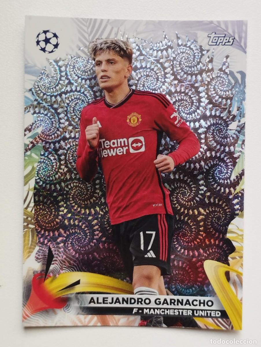 Cromos de Futebol: CROMO CARD TOPPS CARNAVAL CHAMPIONS LEAGUE 2023 2024 23 24 GARNACHO 25 MANCHESTER UNITED