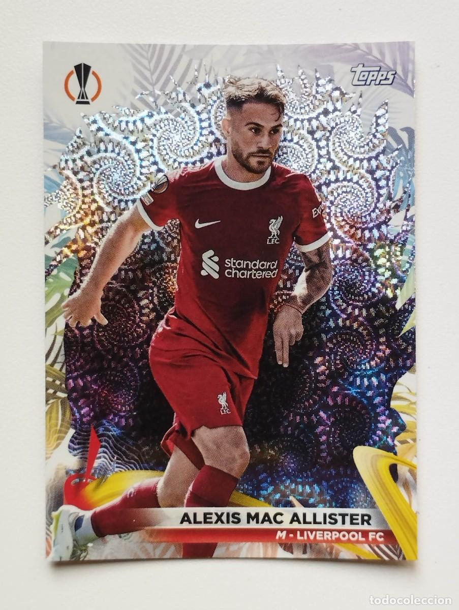 Cromos de Futebol: CROMO CARD TOPPS CARNAVAL CHAMPIONS LEAGUE 2023 2024 23 24 ALEXIS MAC ALLISTER 31 LIVERPOOL
