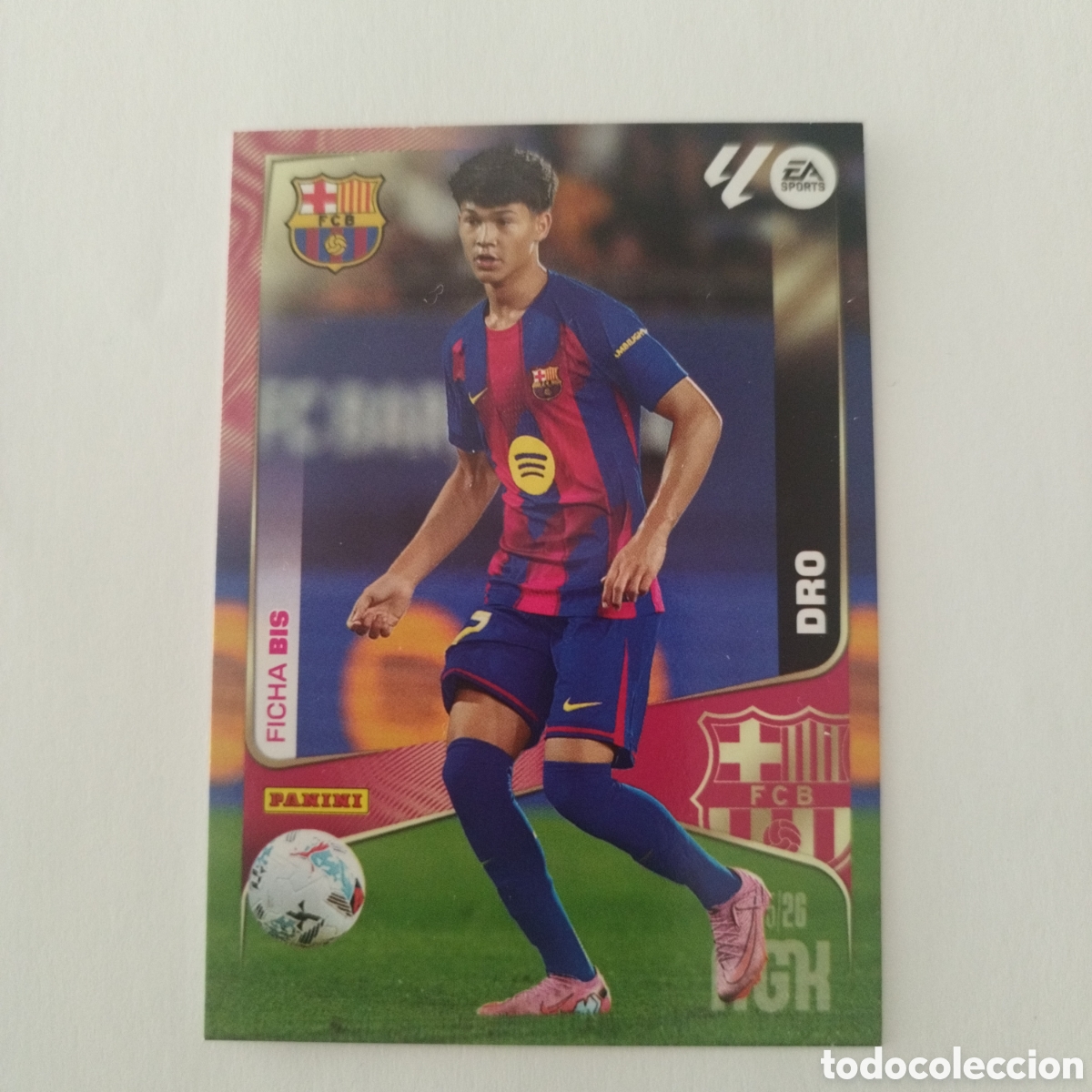 Cromos de Futebol: PANINI MGK 25 26 82 BIS DRO FC.BARCELONA ROOKIE