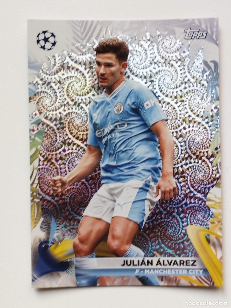 Cromos de Futebol: CROMO CARD TOPPS CARNAVAL CHAMPIONS LEAGUE 2023 2024 23 24 JULIAN ALVAREZ 74 MANCHESTER CITY