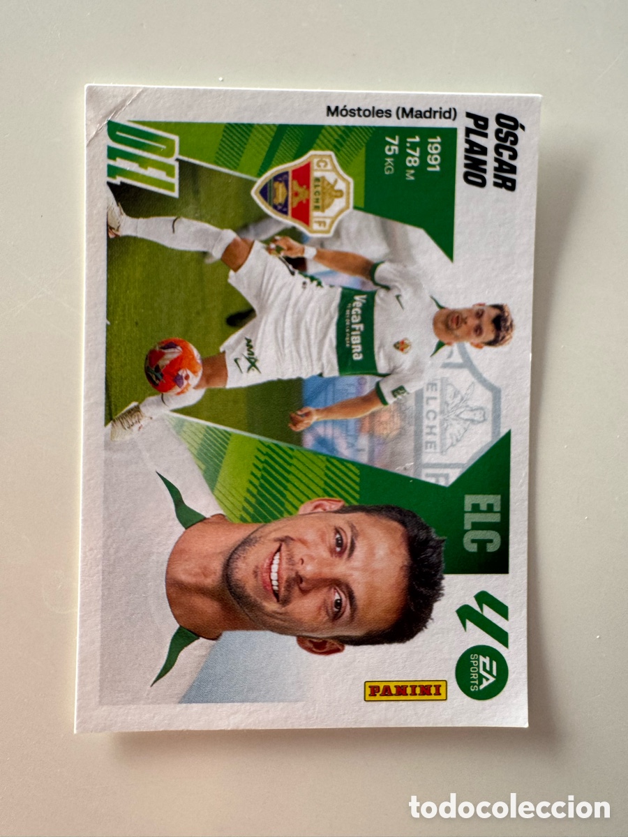 Cromos de Futebol: PANINI LIGA ESTE 2025-2026 25 26 &ndash; N&ordm; 19 &ndash; Oscar Plano Elche CF