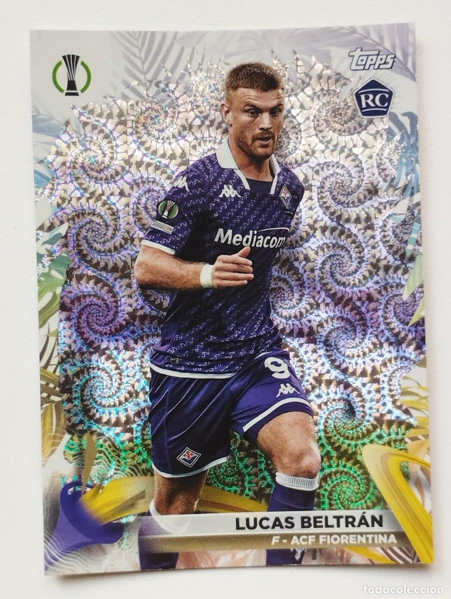 Cromos de Futebol: CROMO CARD TOPPS CARNAVAL CHAMPIONS LEAGUE 2023 2024 23 24 ROOKIE RC LUCAS BELTRAN 16 FIORENTINA