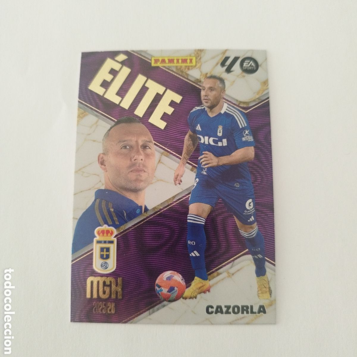 Cromos de Futebol: PANINI MGK 25 26 507 ELITE SANTI CAZORLA REAL OVIEDO