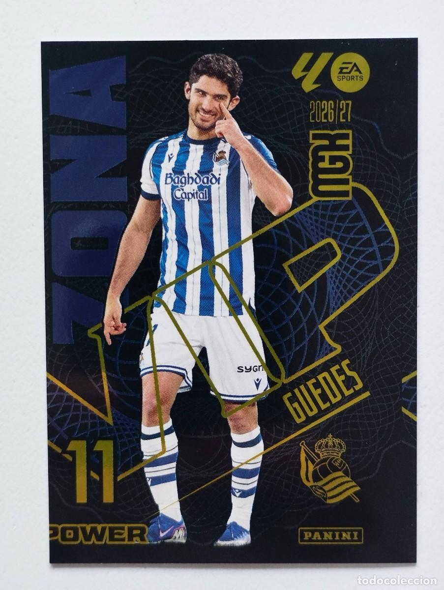Cromos de Futebol: CROMO CARD 2026 2027 MEGACRACKS 27 26 MGK ZONA VIP POWER GUEDES 395 REAL SOCIEDAD ERROR DE CORTE