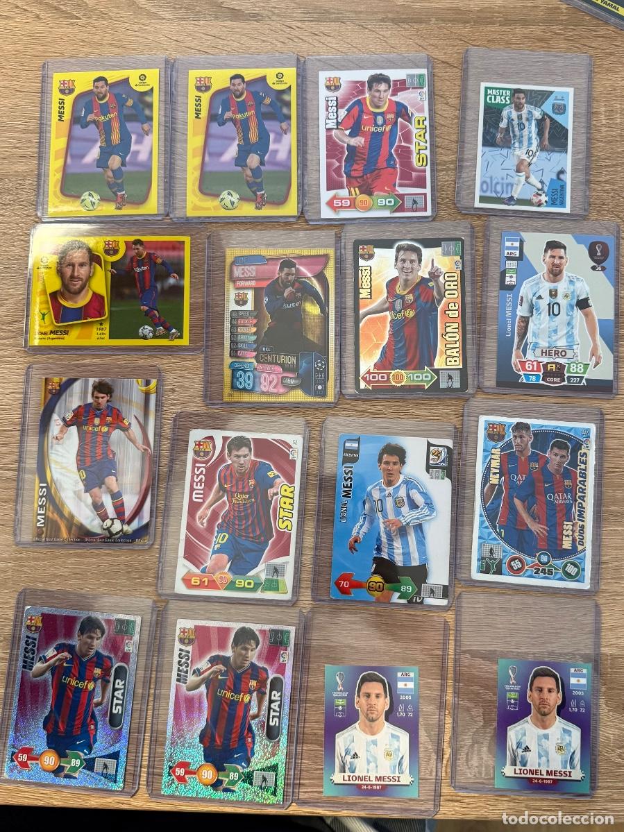 Cromos de Futebol: Cromos Leo Messi de diferentes temporadas