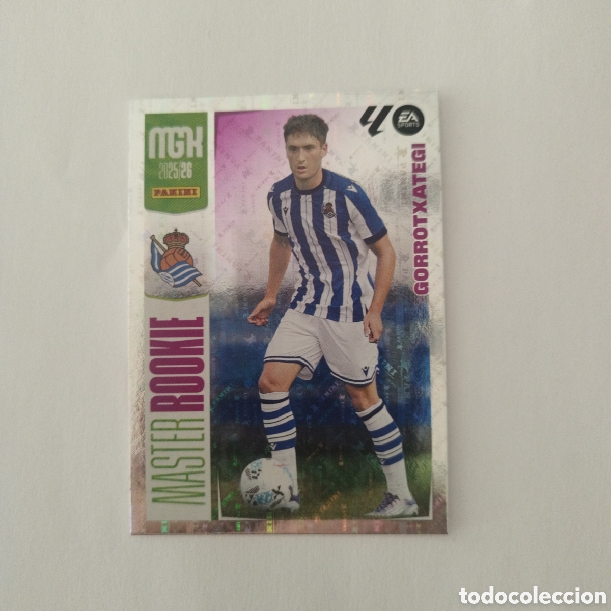 Cartes &agrave; collectionner de Football: PANINI MGK 25 26 MASTER ROOKIE 516 GORROTXATEGI REAL SOCIEDAD