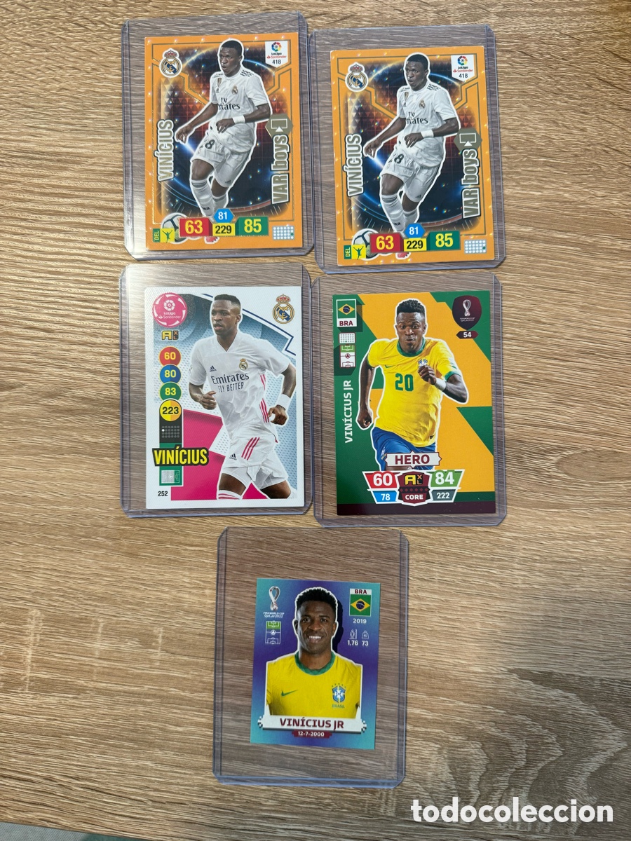 Cromos de Futebol: Cromos Vinicius JR Real Madrid
