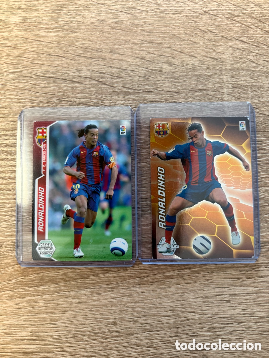 Cromos de Futebol: Cromos Ronaldinho Bar&ccedil;a 2005