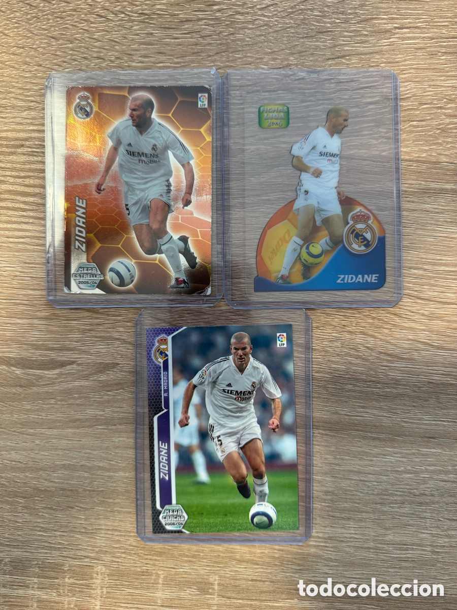 Cromos de f&uacute;tbol: Cromos Zidane 2005/2006 - Foto 1