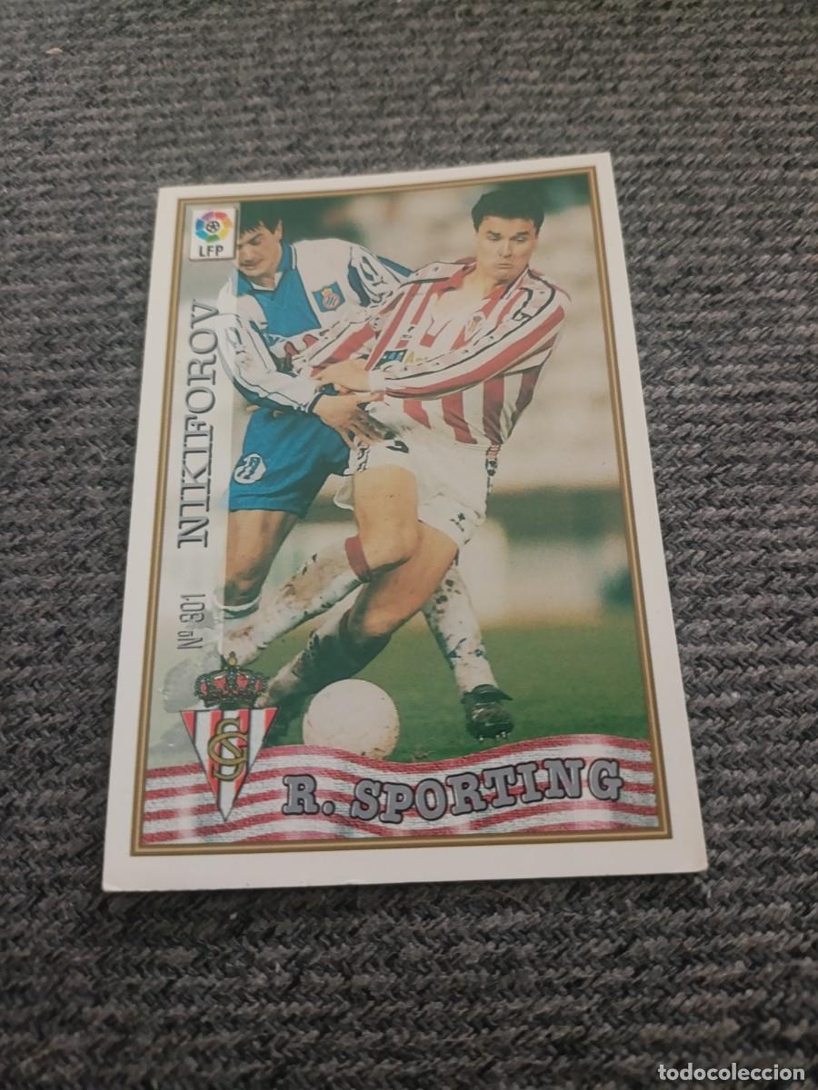 Cromos de f&uacute;tbol: Mundicromo 97/88 Nikiforov Sporting de Gij&oacute;n