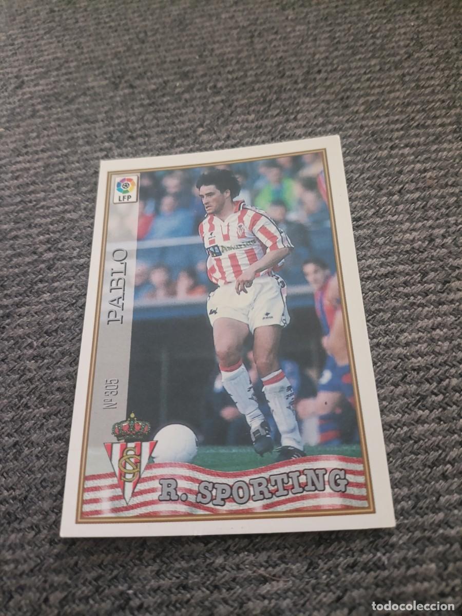 Cromos de f&uacute;tbol: Mundicromo 97/98 Pablo Sporting de Gij&oacute;n
