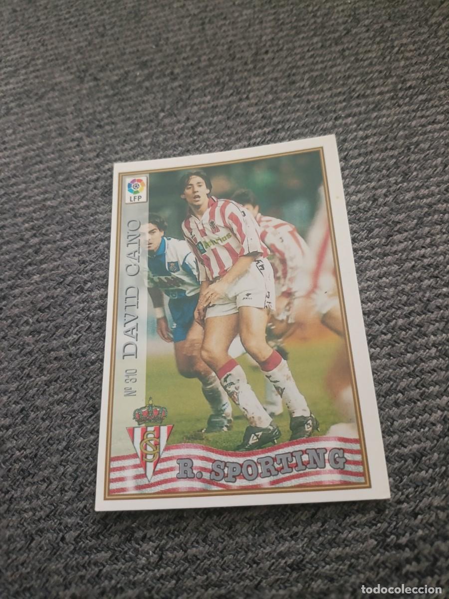 Cromos de f&uacute;tbol: Mundicromo 96/98 David Cano Sporting de Gij&oacute;n