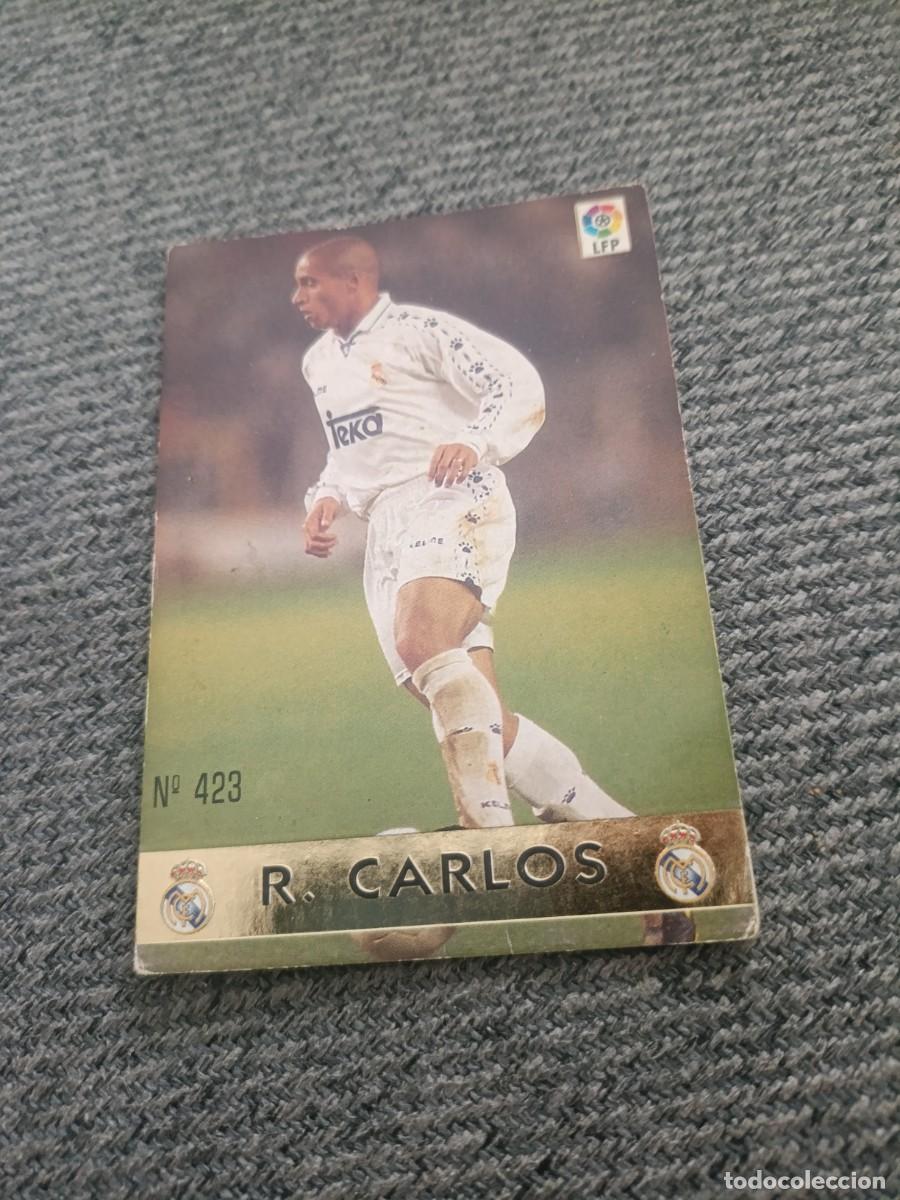 Figurine di Calcio: Mundicromo 97/98 Roberto Carlos Real Madrid