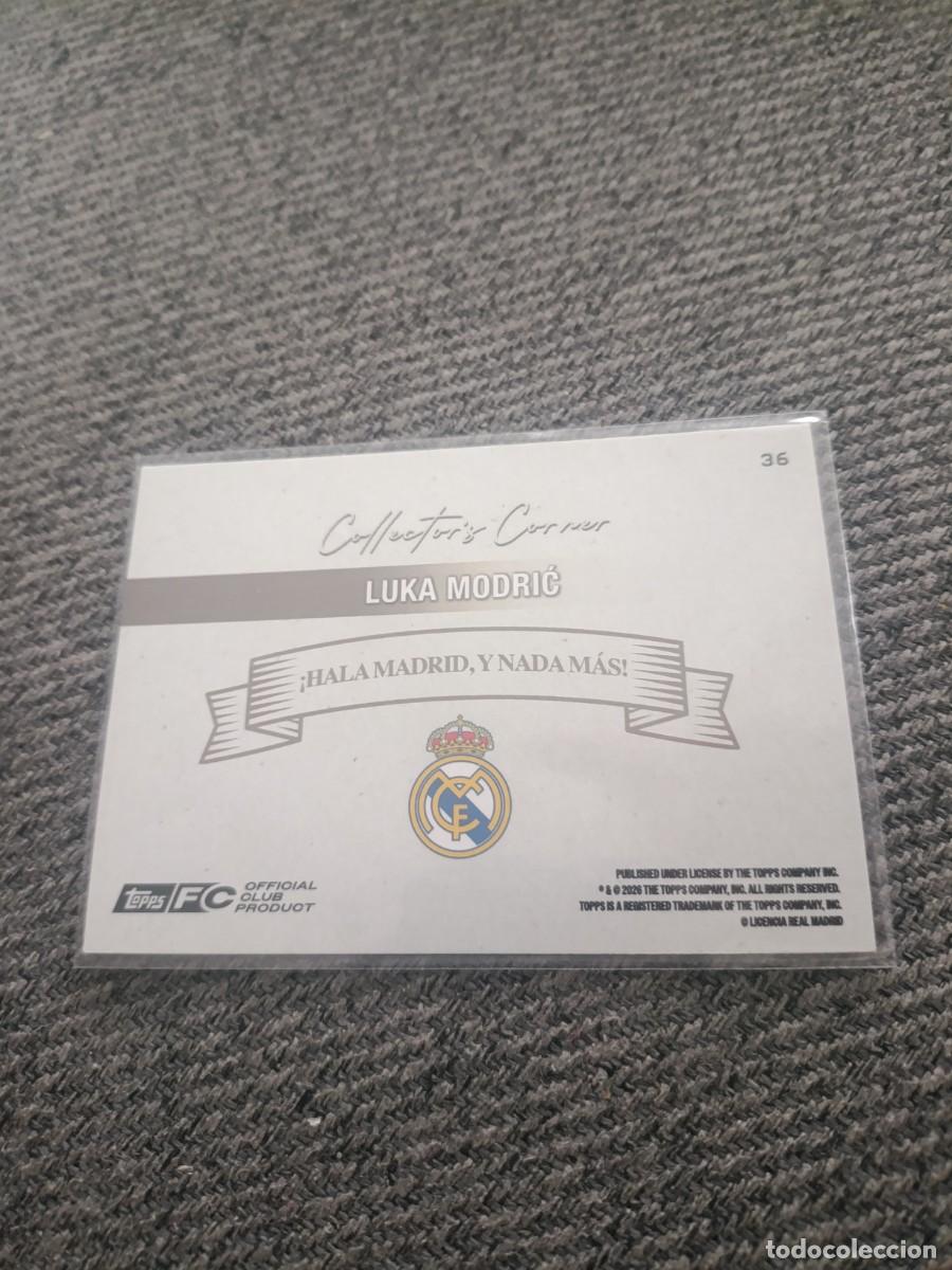 Cromos de f&uacute;tbol: Team Set Real Madrid 25/26 Modric - Foto 2
