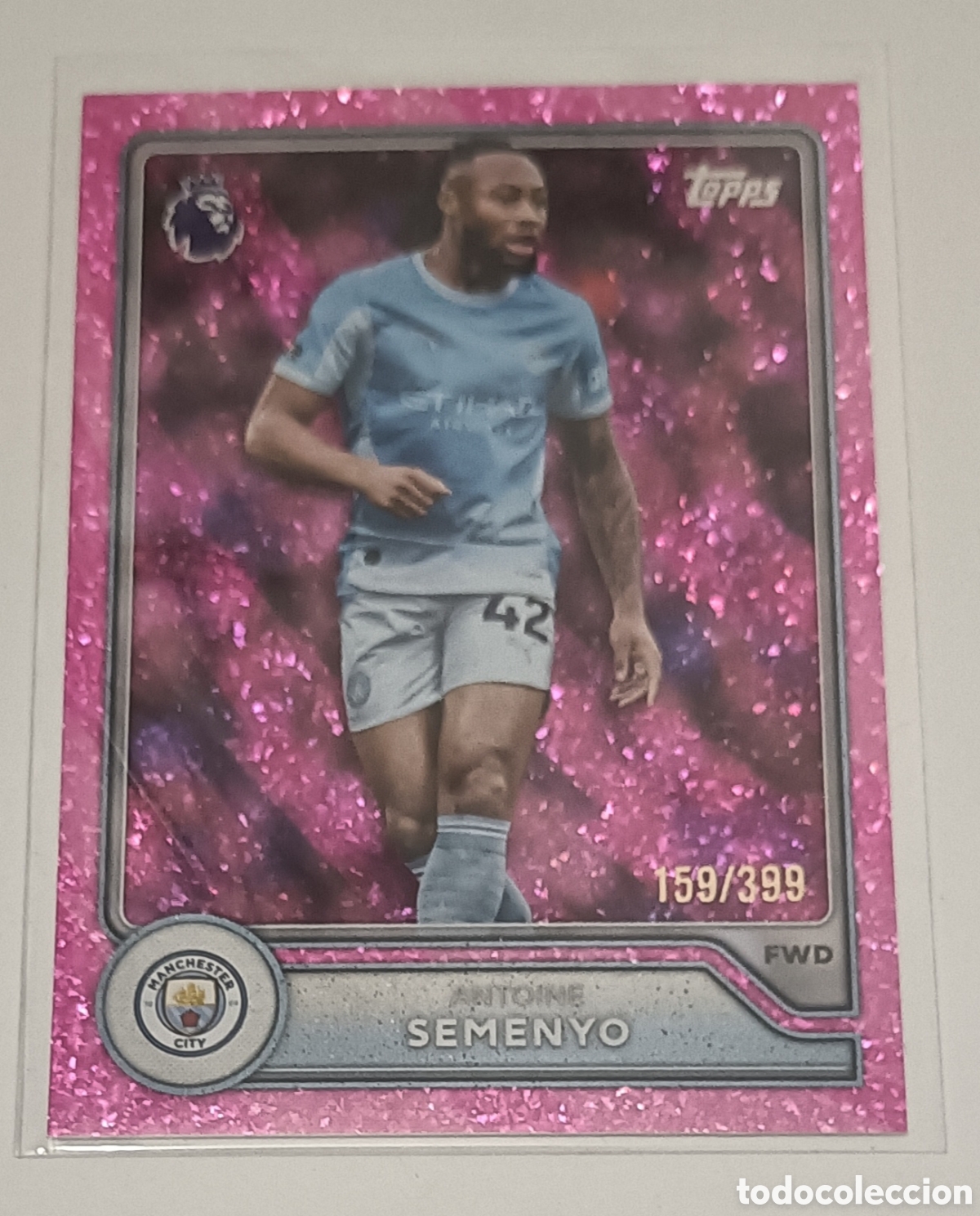 Cartes &agrave; collectionner de Football: Antoine Semenyo (Manchester City) Paralela numerada 159/399 Topps Premier League 26/27