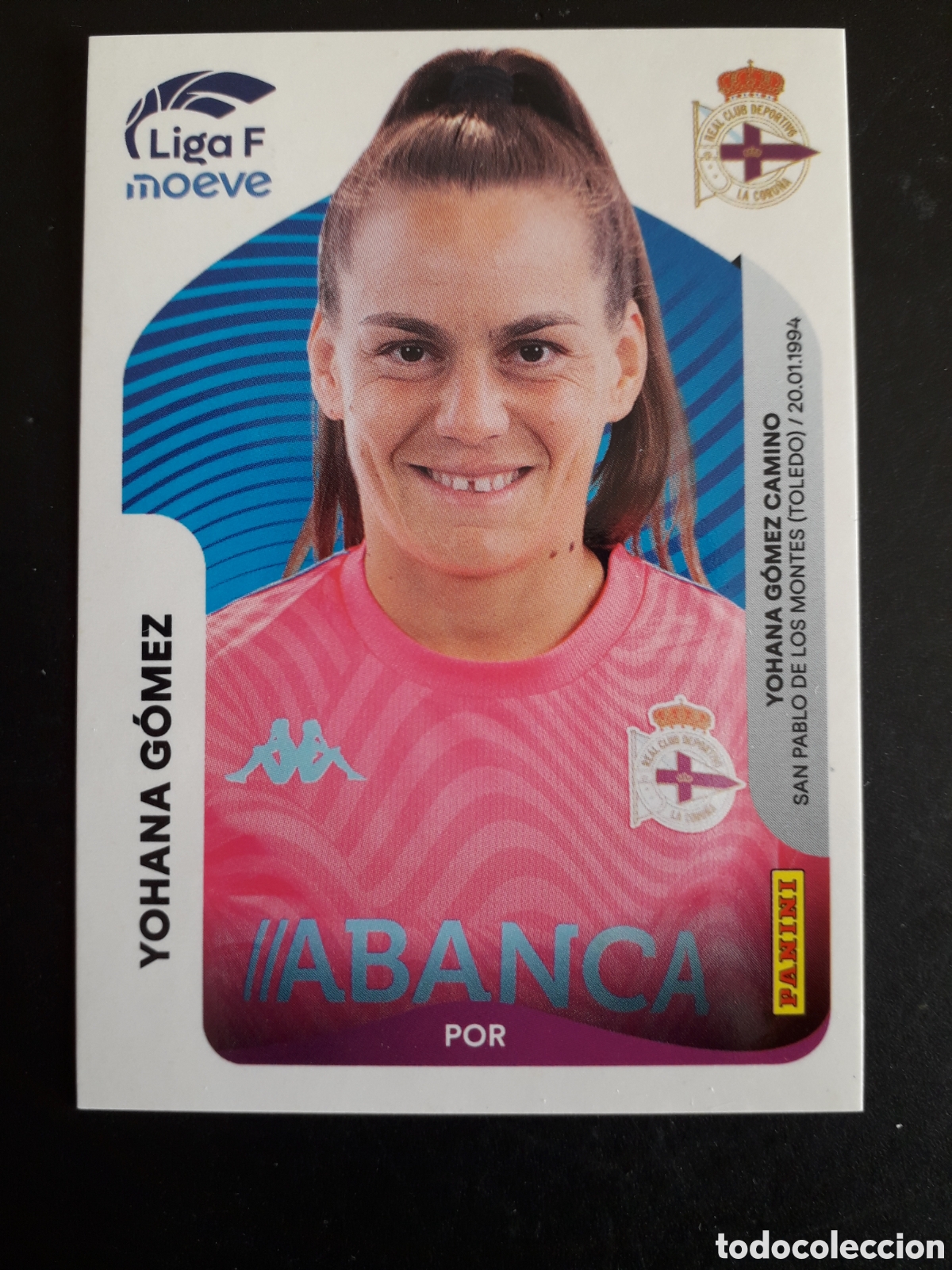 Cartes &agrave; collectionner de Football: YOHANA G&Oacute;MEZ DEP CORU&Ntilde;A N&deg; 125 LIGA F FEMENINA 2025 2026 25 26 PANINI SIN PEGAR PEDIDO M&Iacute;NIMO 3&euro;
