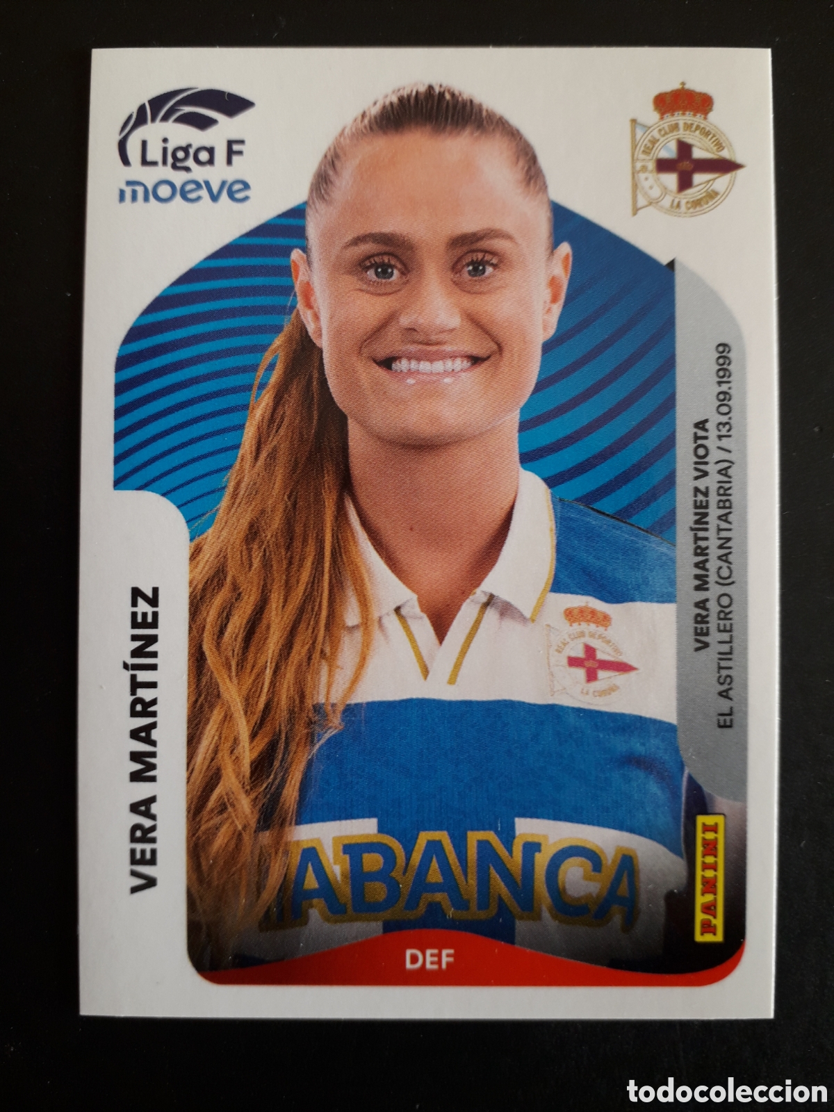 Figurine di Calcio: VERA MART&Iacute;NEZ DEP CORU&Ntilde;A N&deg; 130 LIGA F FEMENINA 2025 2026 25 26 PANINI SIN PEGAR PEDIDO M&Iacute;NIMO 3&euro;
