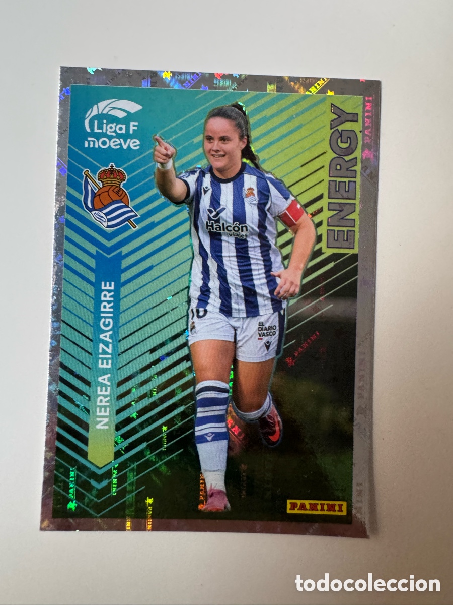 Cromos de Futebol: PANINI LIGA F FEMENINA 25 26 2025-2026 &ndash; ENERGY N&ordm; 349 &ndash; Nerea EIZAGIRRE