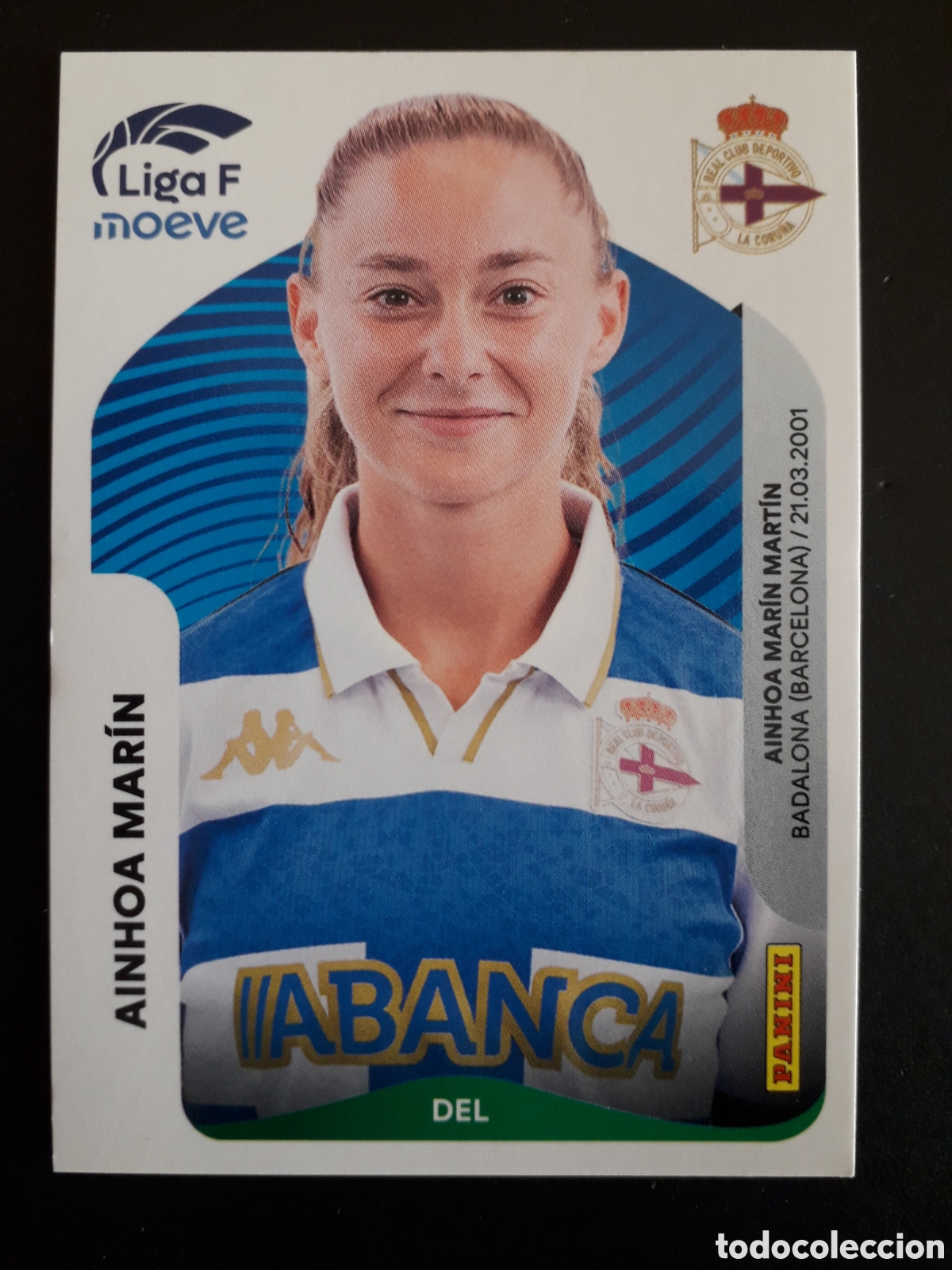 Cromos de Futebol: AINHOA MAR&Iacute;N DEP CORU&Ntilde;A N&deg; 137 LIGA F FEMENINA 2025 2026 25 26 PANINI SIN PEGAR PEDIDO M&Iacute;NIMO 3&euro;.
