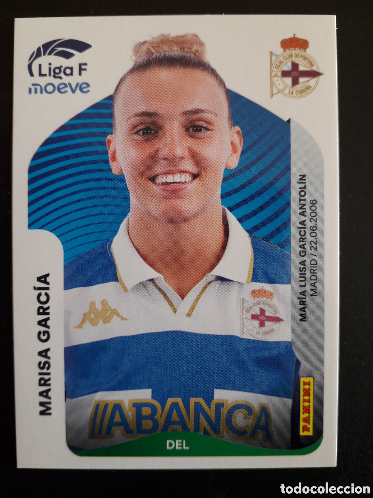 Cromos de Futebol: MARISA GARC&Iacute;A DEP CORU&Ntilde;A N&deg; 140 LIGA F FEMENINA 2025 2026 25 26 PANINI SIN PEGAR PEDIDO M&Iacute;NIMO 3&euro;
