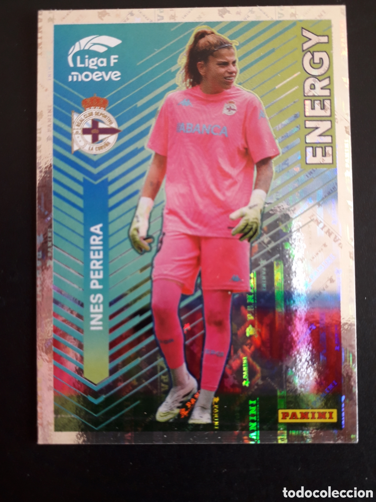 Fu&szlig;ball-Sticker: IN&Eacute;S PEREIRA DEP CORU&Ntilde;A ENERGY N&deg; 341 LIGA F FEMENINA 2025 2026 25 26 PANINI SIN PEG PEDIDO M&Iacute;NIM 3&euro;