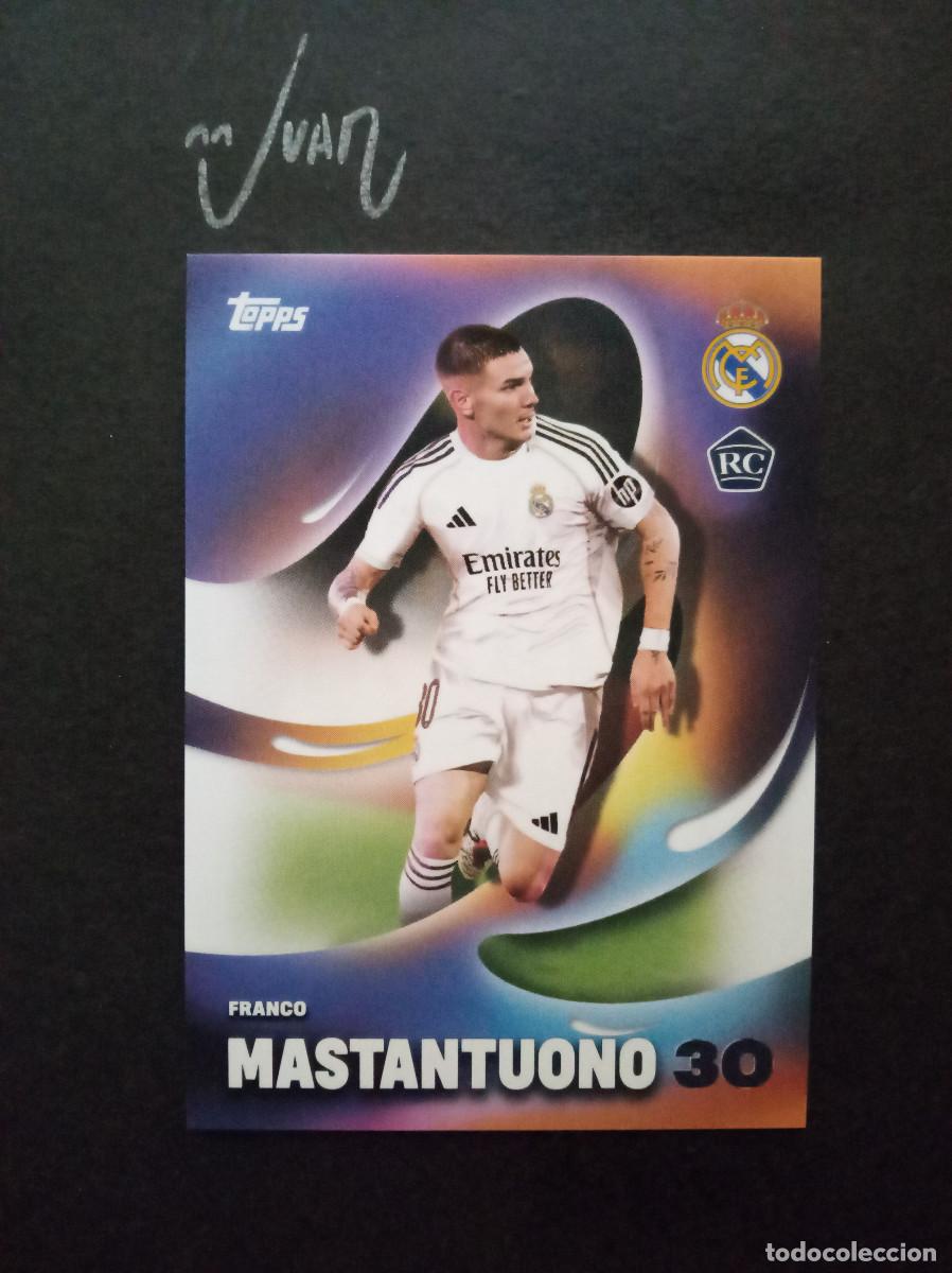 Cromos de Futebol: 29 FUTURO ROOKIE MASTANTUONO ARGENTINA ⚽ TOPPS &reg; LOS BLANCOS REAL MADRID 2025 2026 LIGA 25 26 NUEVO