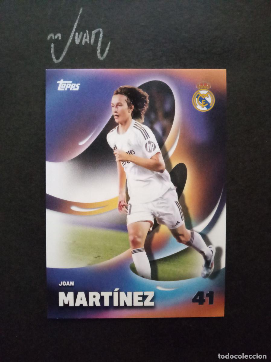 Cromos de Futebol: N&ordm; 27 FUTURO JOAN MARTINEZ ⚽ TOPPS &reg; LOS BLANCOS REAL MADRID 2025 2026 LIGA 25 26 NUEVO