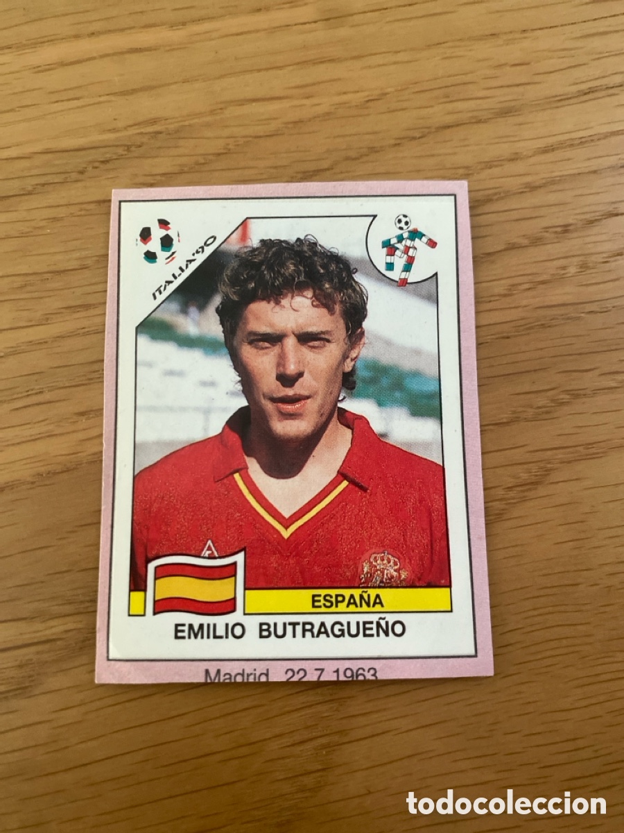 Cromos de Futebol: Cromo panini mundial Italia 90 n&uacute;mero 360 Butrague&ntilde;o - Stickers album world cup Italy 1990