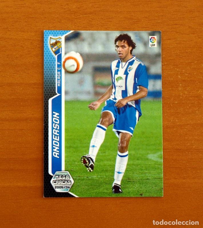 Fu&szlig;ball-Sticker: M&aacute;laga -N&ordm; 489 Anderson -Megacracks Las Fichas Liga 2005-2006-05-06 Mega Creacks Panini