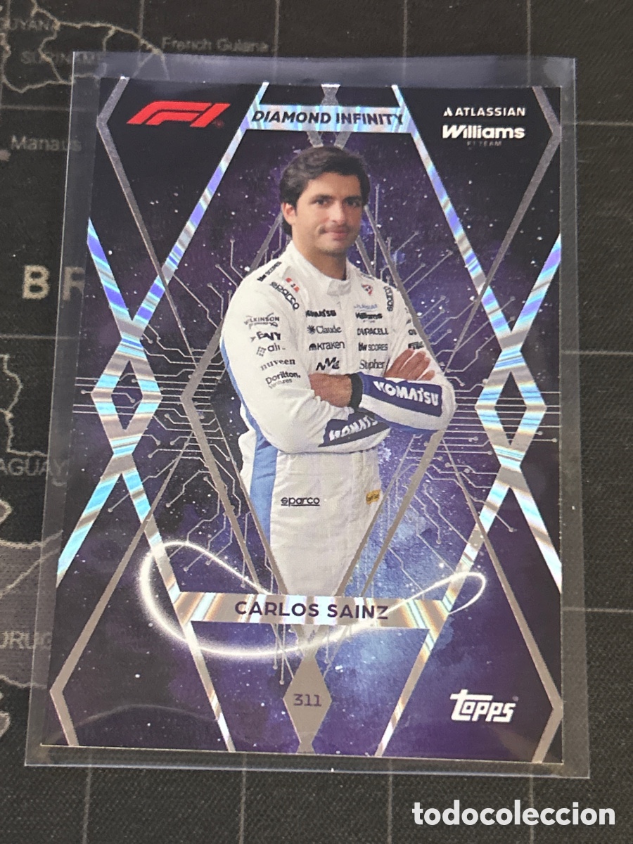 Cromos de Futebol: 311 CARLOS SAINZ (WILLIAMS) DIAMOND INFINITY TOPPS TURBO ATTAX F1 FORMULA 1 2026