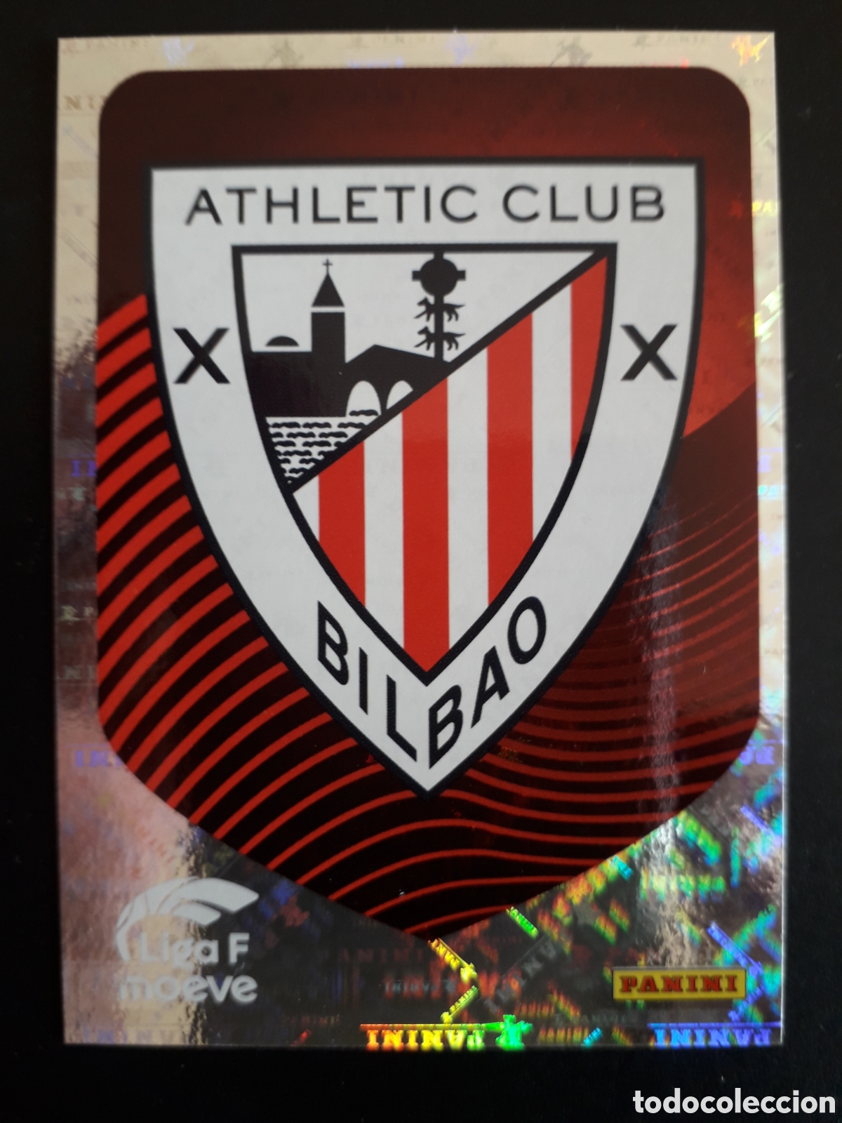 Cartes &agrave; collectionner de Football: ESCUDO ATHLETIC BILBAO N&deg; 22 LIGA F FEMENINA 2025 2026 25 26 PANINI SIN PEGAR PEDIDO M&Iacute;NIMO 3&euro;