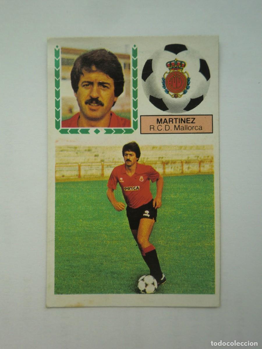 Cromos de Futebol: Cromo de f&uacute;tbol LIGA ESTE 83-84 1983-1984: MART&Iacute;NEZ (Mallorca), &uacute;ltimos fichajes N&ordm; 23, doble imagen