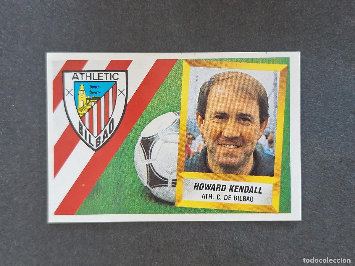 Cartes &agrave; collectionner de Football: L5 HOWARD KENDALL ENTRENADOR ATHLETIC DE BILBAO LIGA ESTE 1988 1989 88 89 NUNCA PEGADO SIN PEGAR