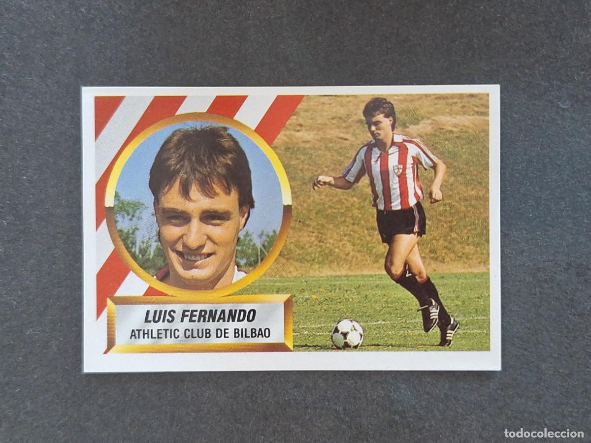 Football Stickers: L5 LUIS FERNANDO ATHLETIC CLUB DE BILBAO LIGA ESTE 1988 1989 88 89 NUNCA PEGADO SIN PEGAR