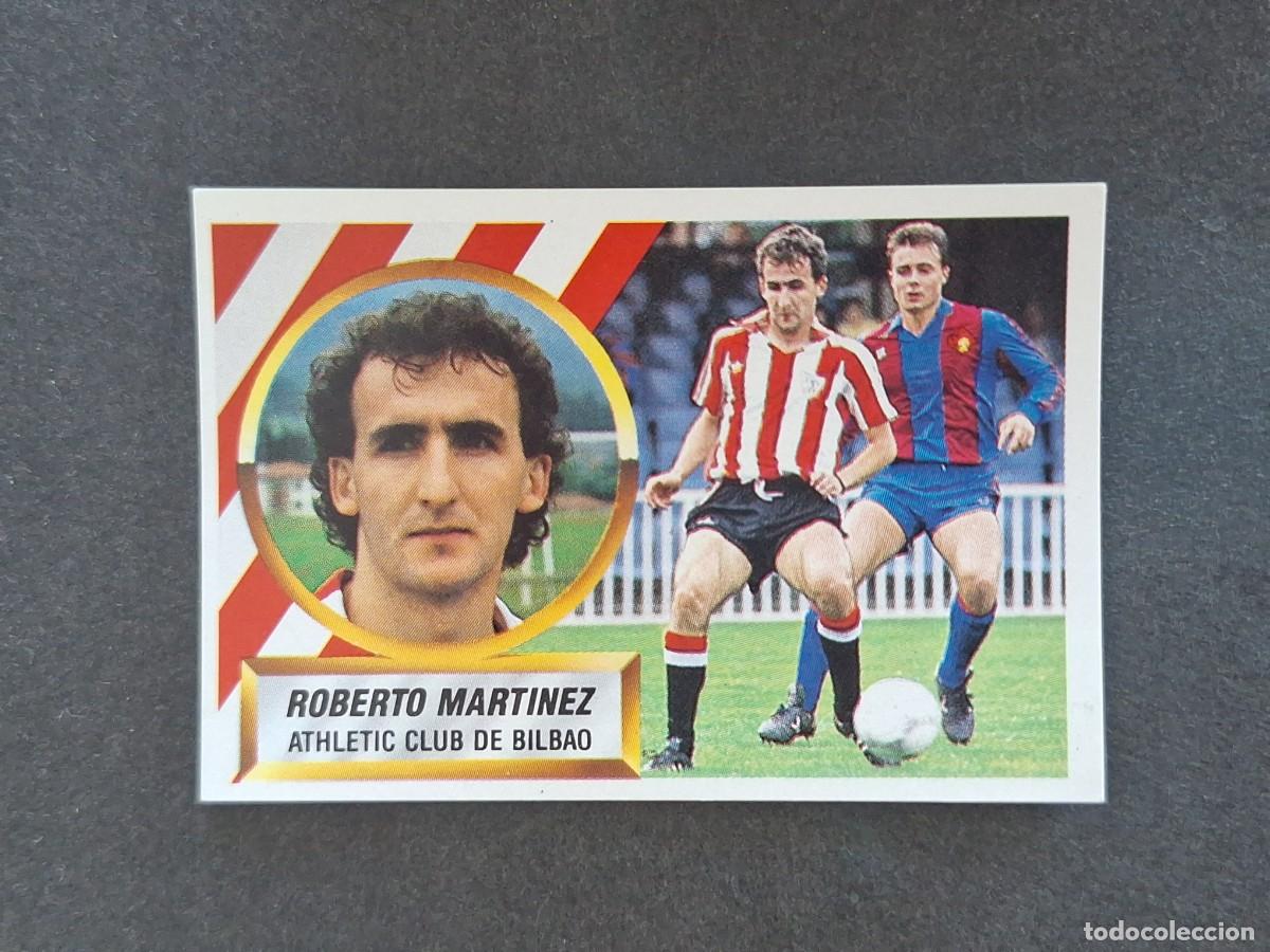 Football Stickers: L5 ROBERTO MARTINEZ ATHLETIC CLUB DE BILBAO LIGA ESTE 1988 1989 88 89 NUNCA PEGADO SIN PEGAR